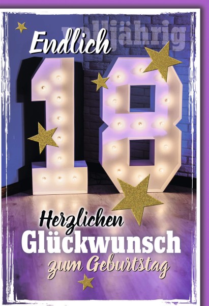 Zahlengeburtstag 18er