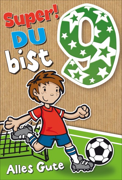 Zahlengeburtstag Kinder - 9er