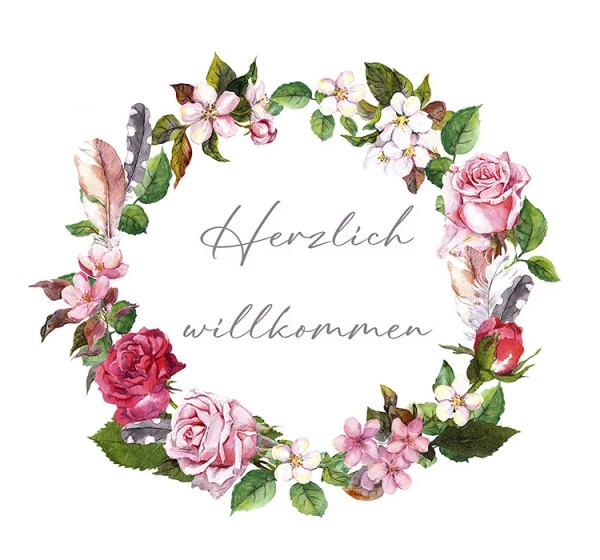 Serviette - Schrift