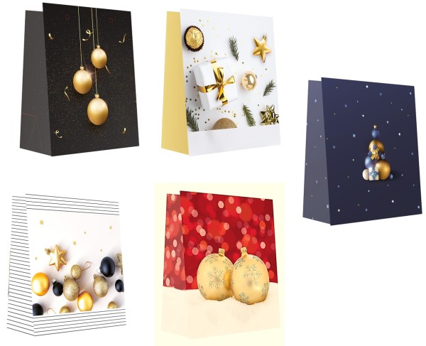 Weihnachten Tragtaschen sortiert A5