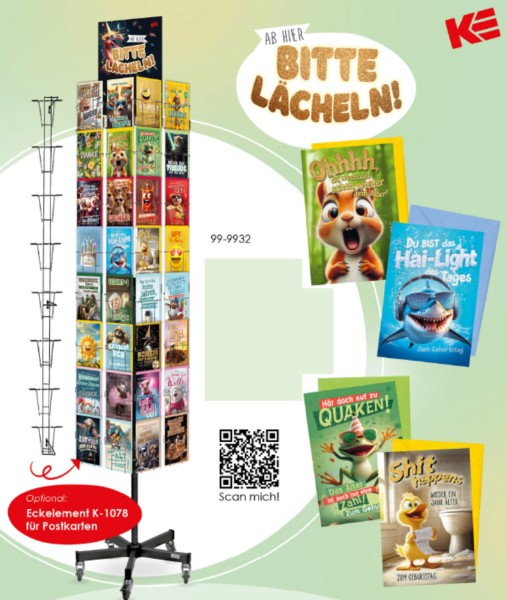 Ständerkonzept Bitte Lächeln 64 Motive