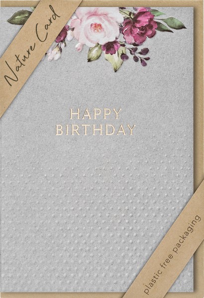 Geburtstag - Nature Card - Plastikfrei
