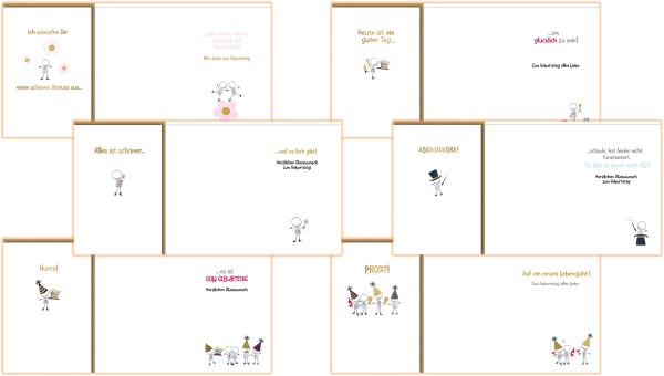 Serie Geburtstag - Humor