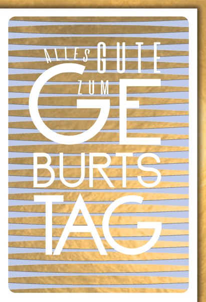Geburtstag - Schrift