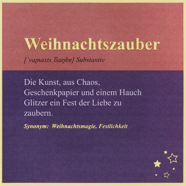 Weihnachten - Plastikfrei - Quadratisch