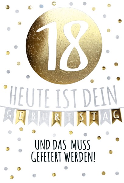 Zahlengeburtstag 18er