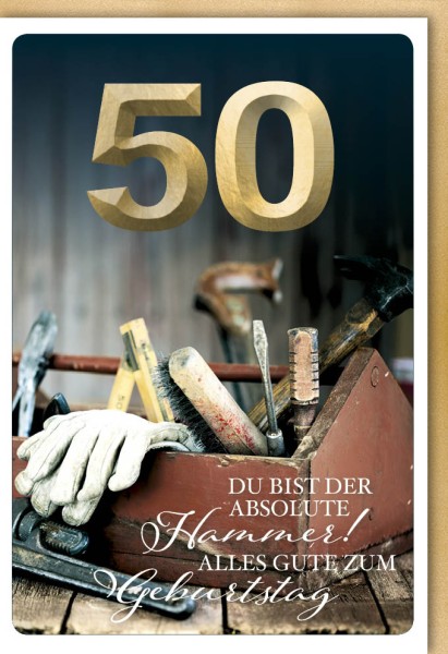 Zahlengeburtstag 50er