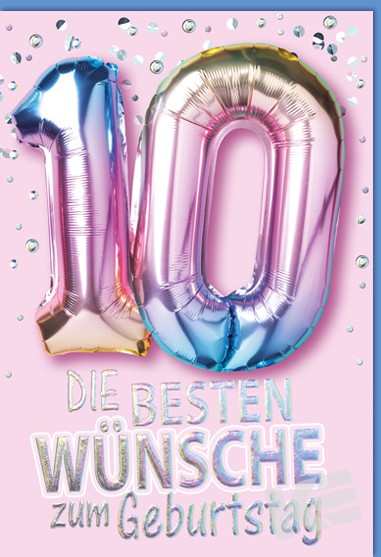 Zahlengeburtstag Kinder - 10er