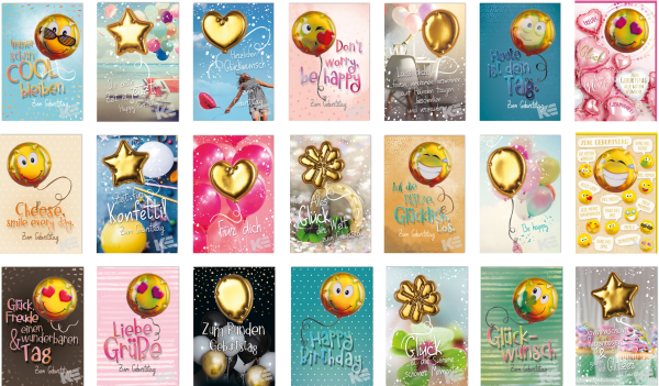 Sortiment Geburtstag - "Ballon & Smile"