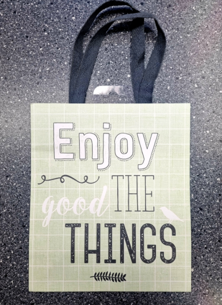 Tragtasche A5 Enjoy the good Things
