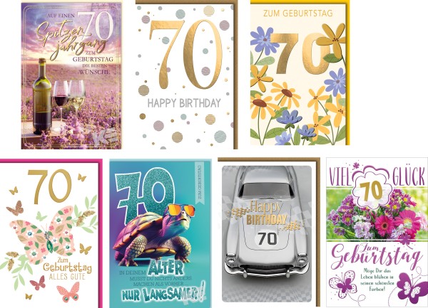 Online Serie Geburtstag 70er