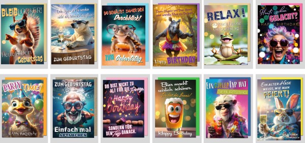 Serie Geburtstag - Humor