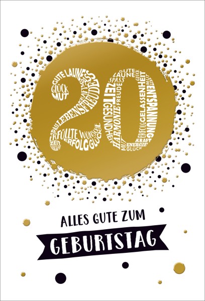 Zahlengeburtstag 20er
