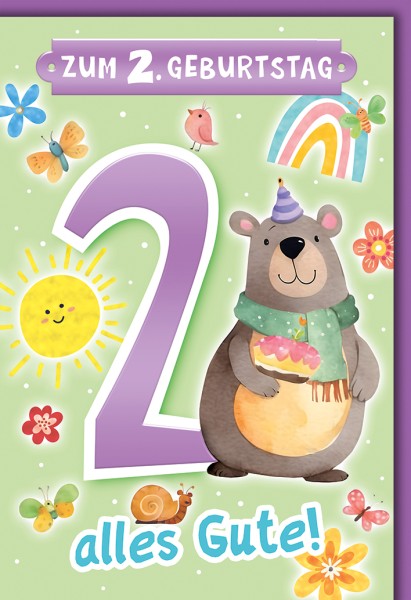 Zahlengeburtstag Kinder - 2er