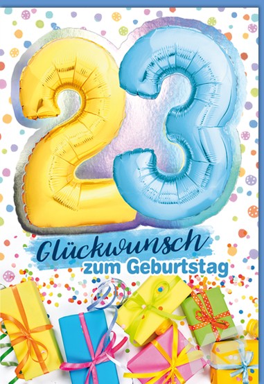 Zahlengeburtstag 23er