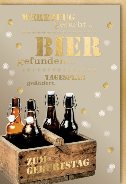 Geburtstag - Bier / Werkzeug