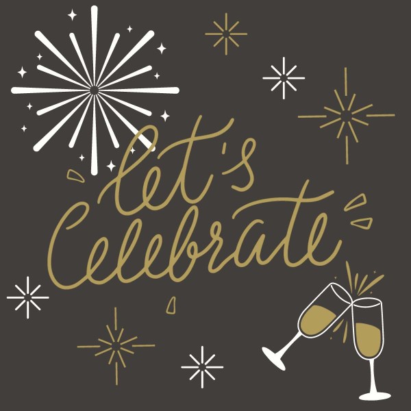 Serviette - Weihnachten Neujahr