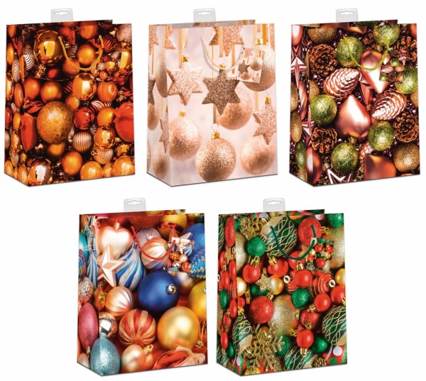 Weihnachten Tragtaschen sortiert A4