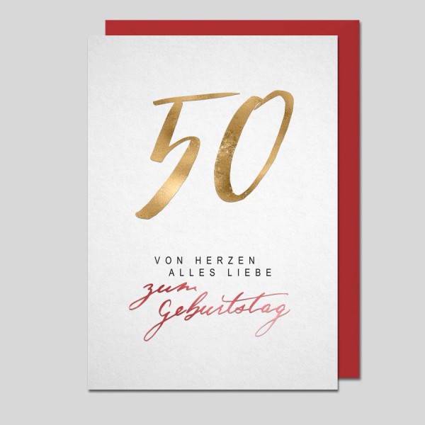 Zahlengeburtstag 50er