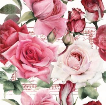 Serviette - Blume