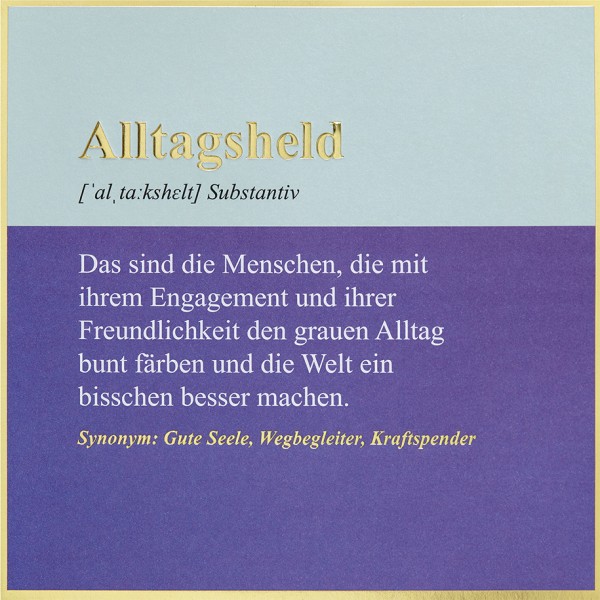 Alltagsheld - SimplyGold - Plastikfrei (Quadratisch)