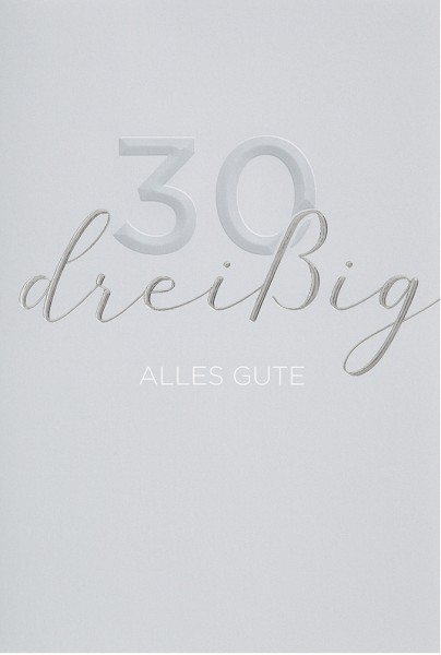 Zahlengeburtstag 30er