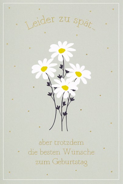Geburtstag Nachträglich