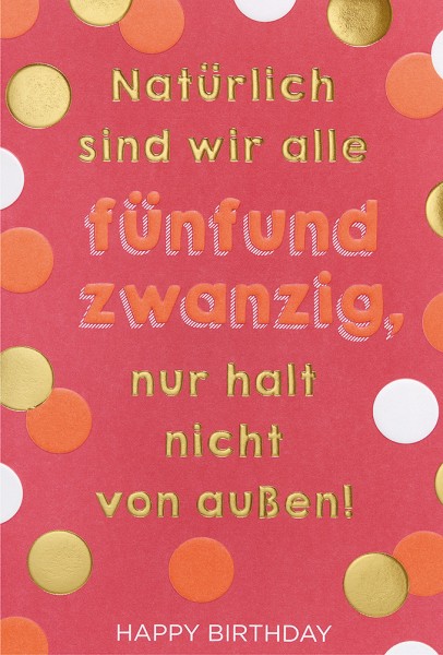 Geburtstag - Spruch
