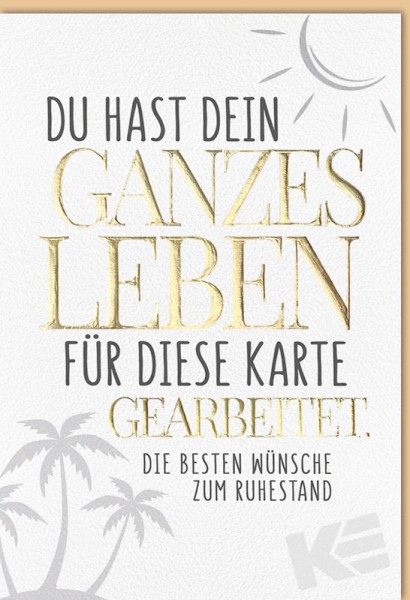 Allgemein - Ruhestand