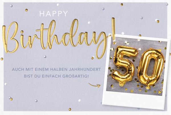 Zahlengeburtstag 50er