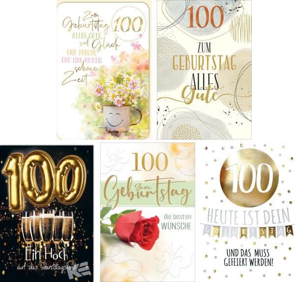 Online Serie Geburtstag 100er