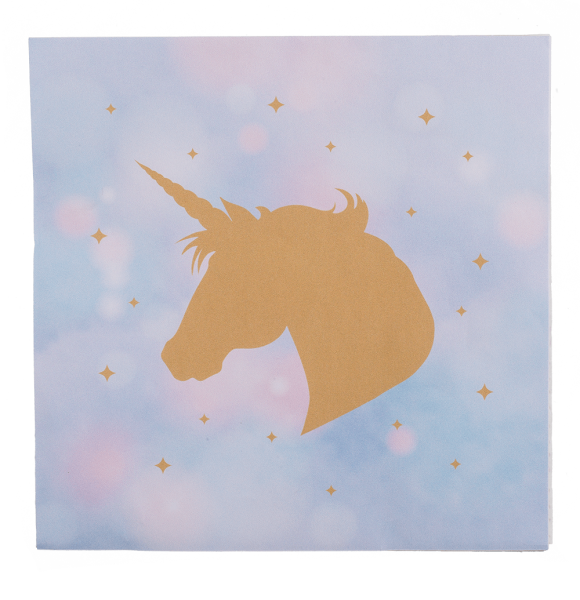 Serviette - Einhorn