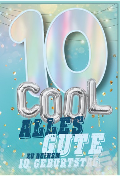 Zahlengeburtstag Kinder - 10er