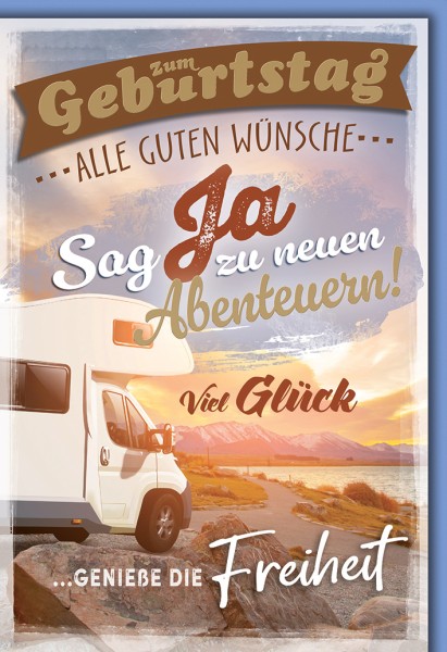 Geburtstag - Campen