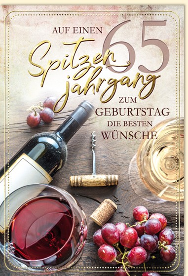 Zahlengeburtstag 65er