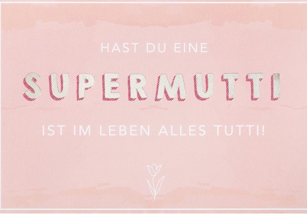 Muttertag - Nature Card - Plastikfrei