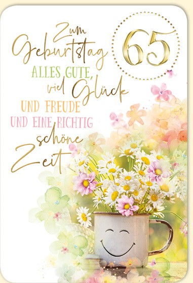 Zahlengeburtstag 65er