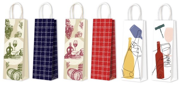 Tragtasche sortiert Flasche