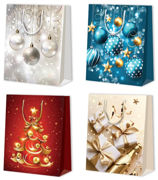 Weihnachten Tragtaschen sortiert A5