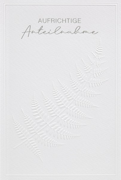 Trauer - Schrift